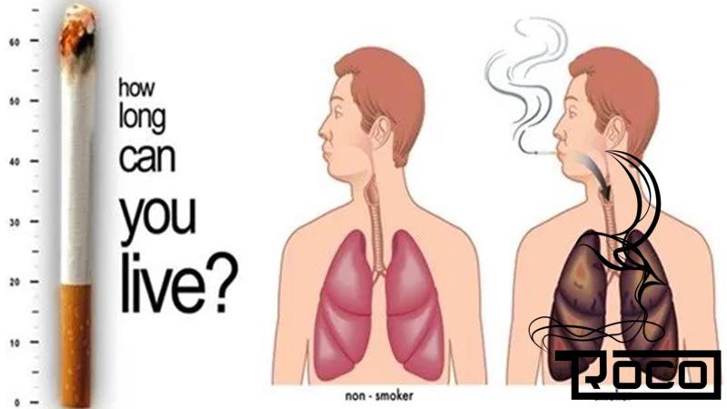 تاثیر سیگار بر بدن